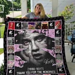 H Lil Peep Album Quilt Blanket Ver 5 and Home Decor