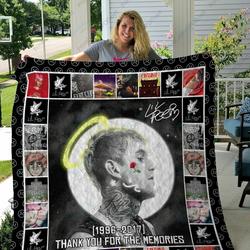 H Lil Peep Album Quilt Blanket Ver 6 and Home Decor