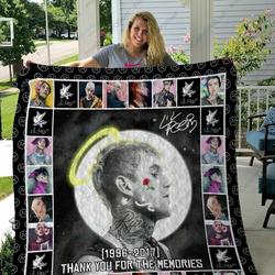 H Lil Peep Quilt Blanket Ver 7 and Home Decor