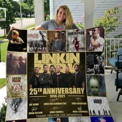 H Linkin Park Quilt Blanket and Home Decor