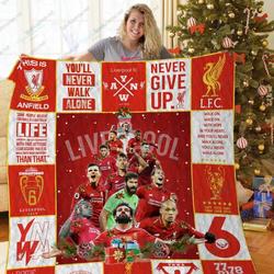 H Liverpool Christmas Quilt Blanket Ver 17 and Home Decor