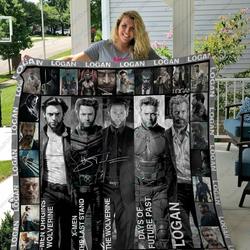 H Logan Quilt Blanket Ver 1 and Home Decor