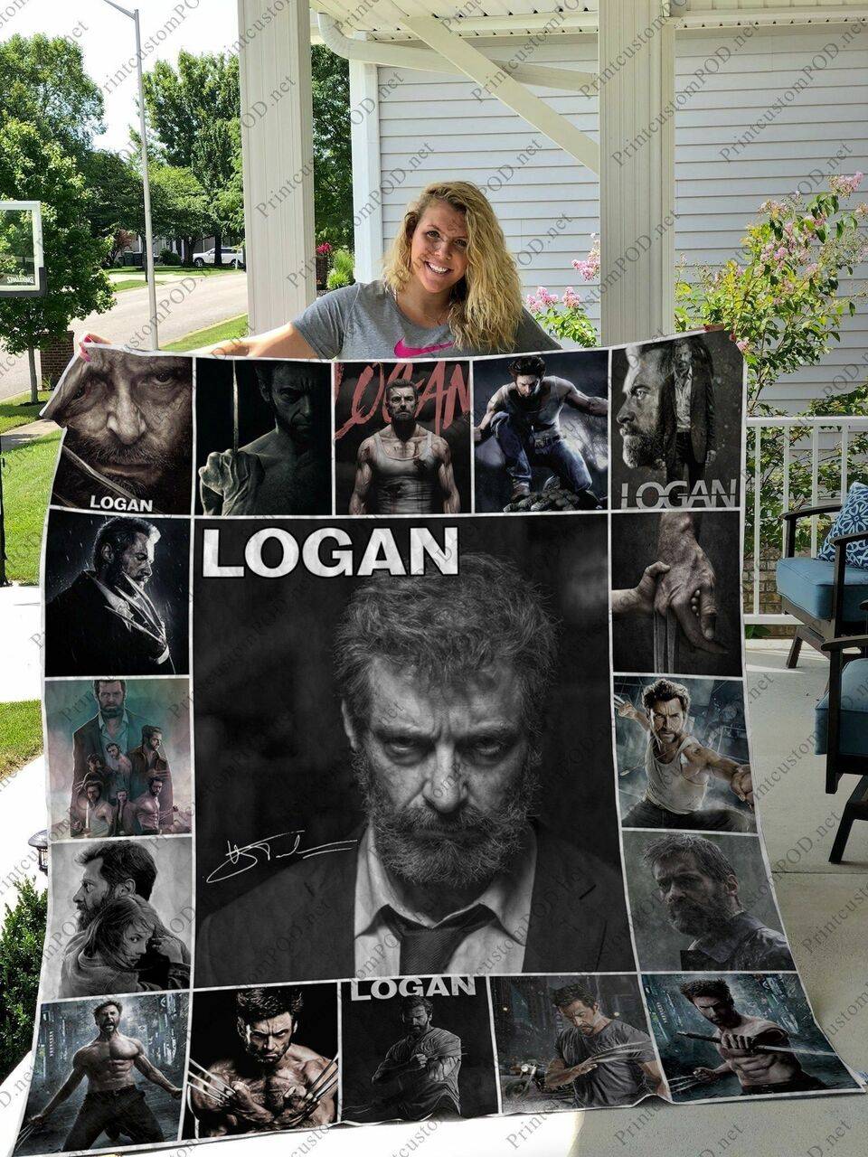 H Logan Quilt Blanket Ver 6 and Home Decor