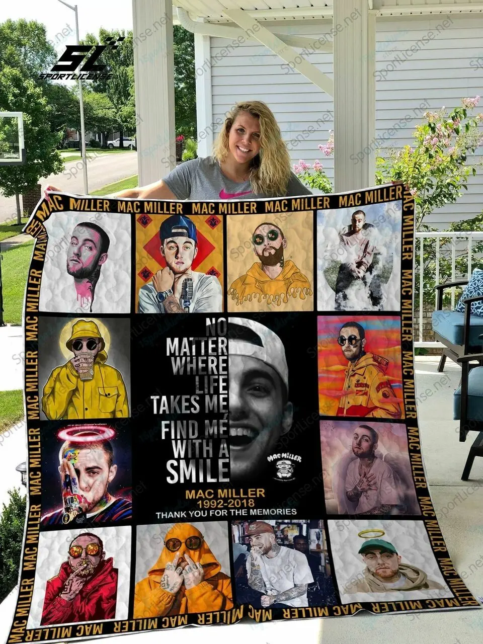H Mac Miller Quilt Blanket and Home Decor