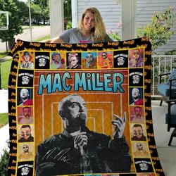 H Mac Miller Quilt Blanket Ver 2 and Home Decor