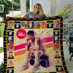 H Mac Miller Quilt Blanket Ver 4 and Home Decor