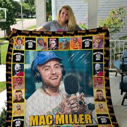 H Mac Miller Quilt Blanket Ver 5 and Home Decor