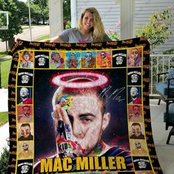 H Mac Miller Quilt Blanket Ver 6 and Home Decor