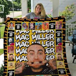H Mac Miller Quilt Blanket Ver 7 and Home Decor