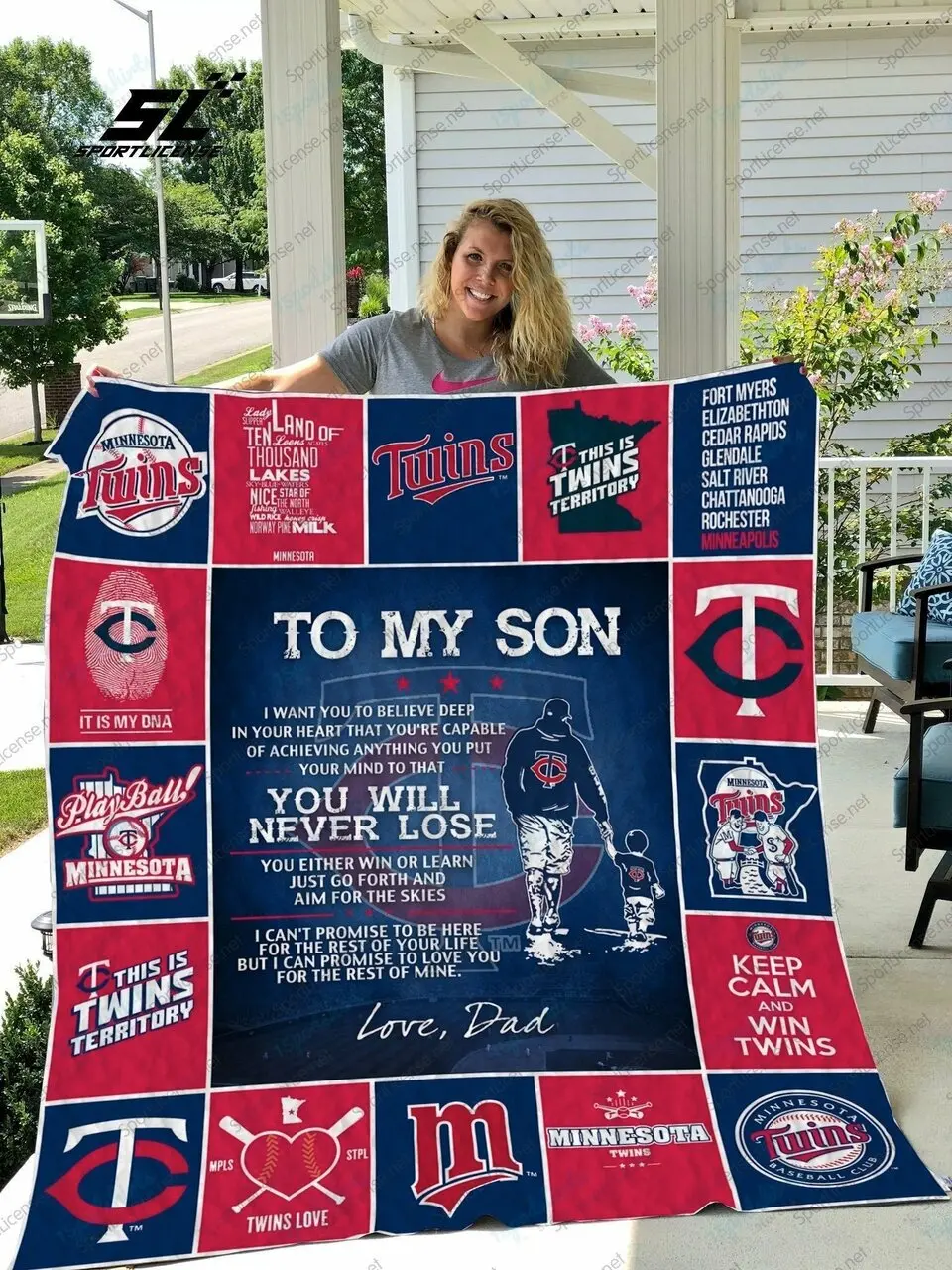 H Minnesota Twins D Quilt Blanket and Home Decor