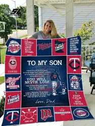 H Minnesota Twins D Quilt Blanket and Home Decor