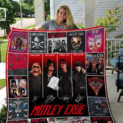 H - Mtley Cre Quilt Blanket Ver 17 and Home Decor