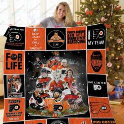 H Pflyers Lg Christmas Quilt Blanket and Home Decor
