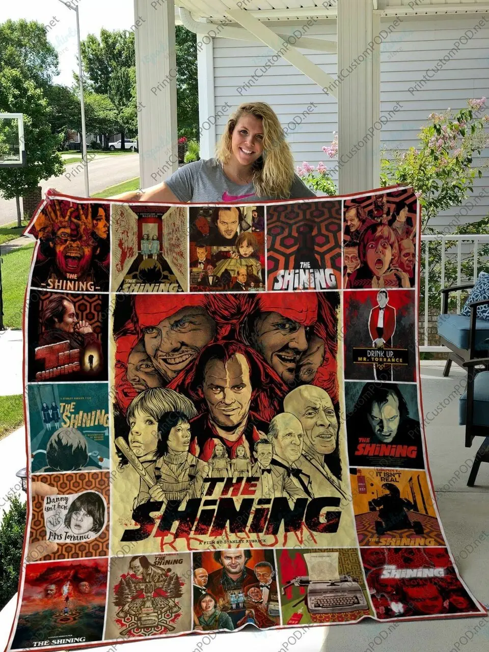 H The Shining Quilt Blanket and Home Decor