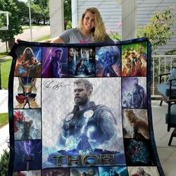 H Thor Quilt Blanket and Home Decor