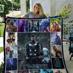 H Thor Quilt Blanket Ver 1 and Home Decor