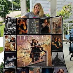 H - Titanic Quilt Blanket For Fans and Home Decor