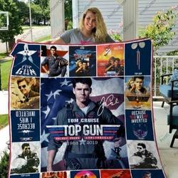 H Top Gun Quilt Blanket and Home Decor