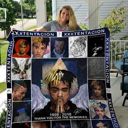 H - Xxxtentacion Quilt Blanket and Home Decor