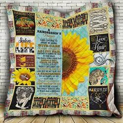 Hairdresser Cl18100316Mdq Quilt Blanket and Home Decor