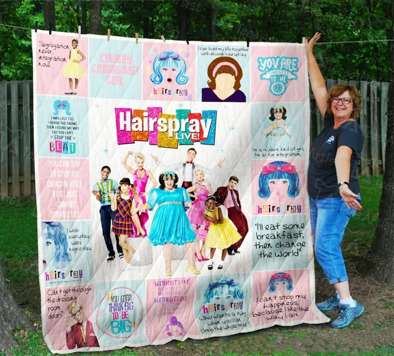 Hairspray Quilt Blanket and Home Decor