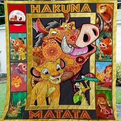 Hakuna Matata 3D Summer Quilt  Quilt and Home Decor