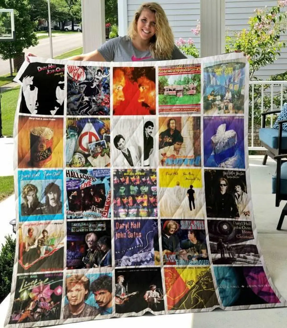 Hall Oates Quilt Blanket Limited Quilt Blanket and Home Decor