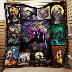 Halloween Jack Love Quilt and Home Decor