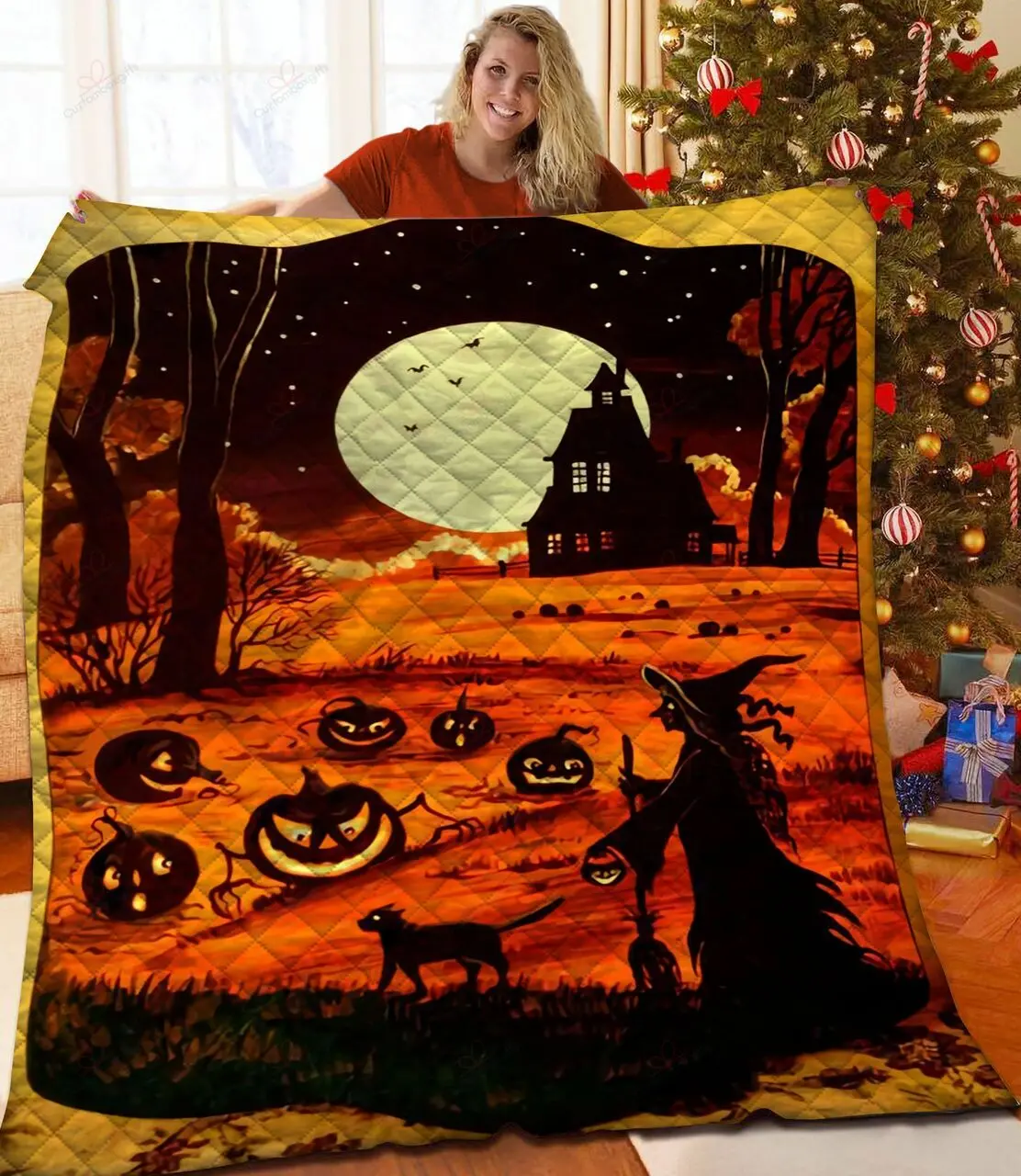 Halloween NT2309045CL Quilt Blanket and Home Decor