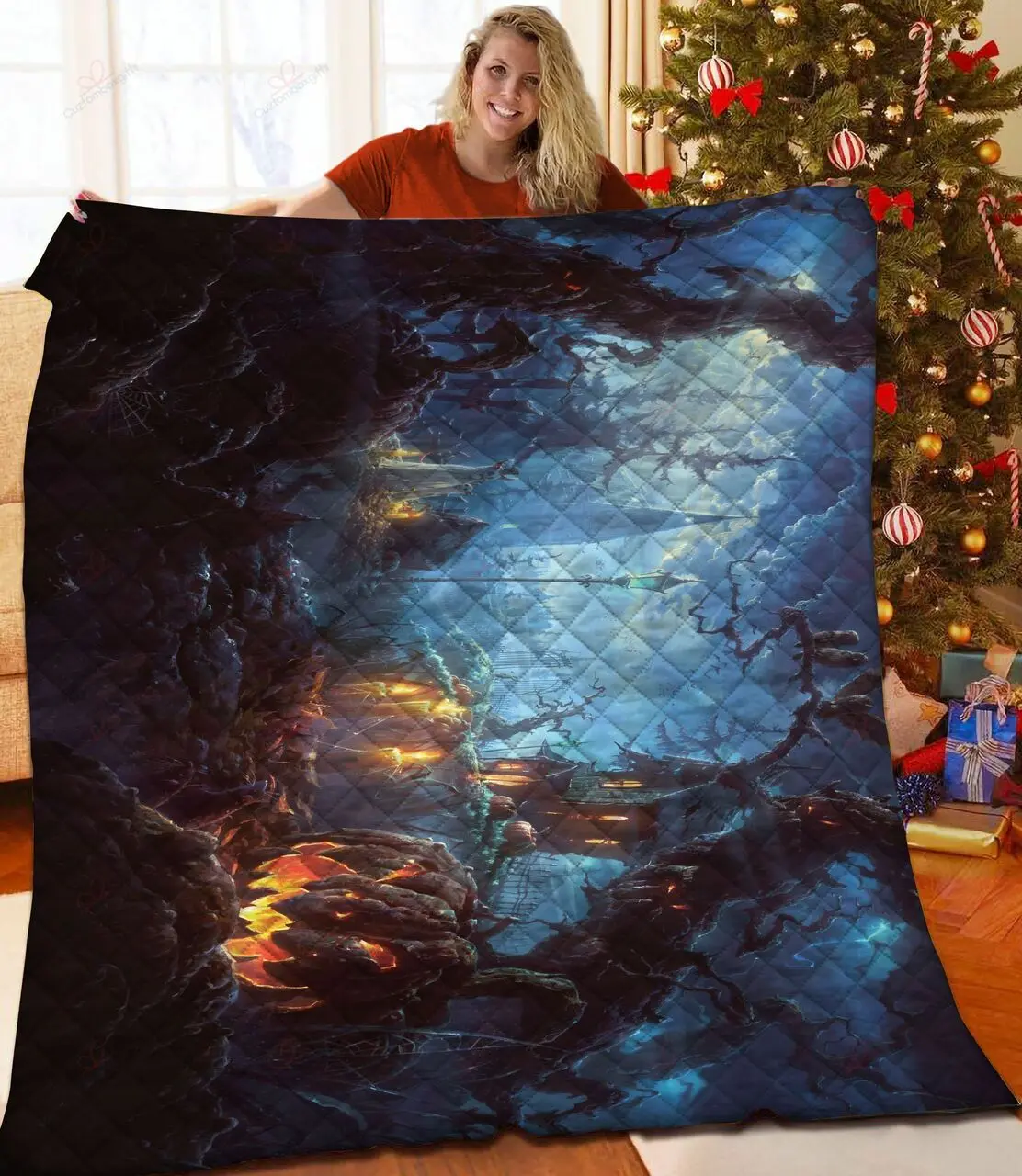 Halloween NT2309062CL Quilt Blanket and Home Decor