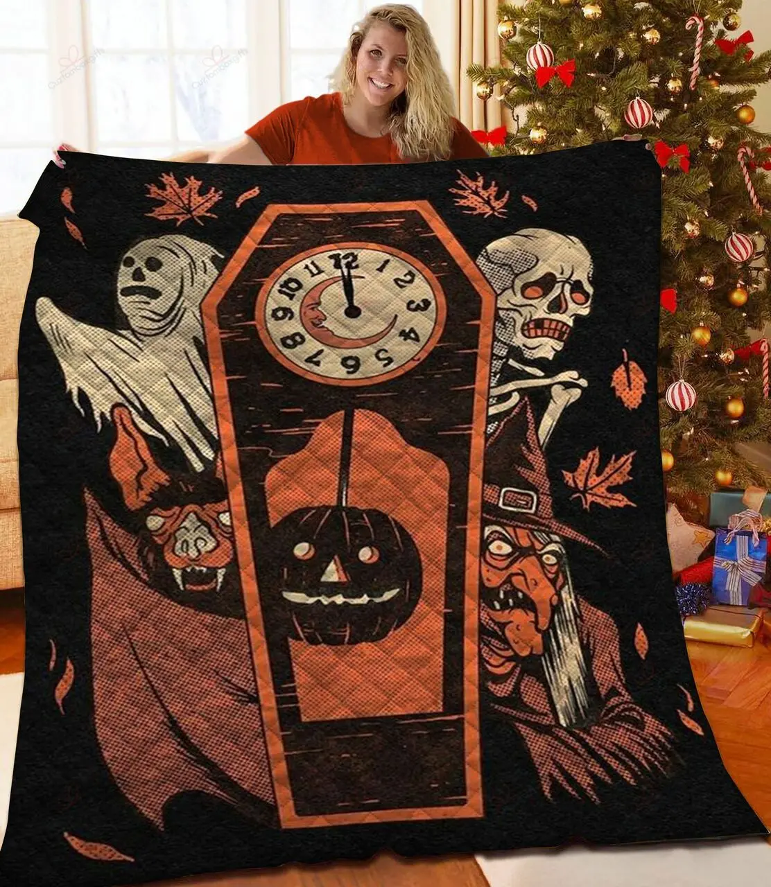 Halloween NT2309079CL Quilt Blanket and Home Decor