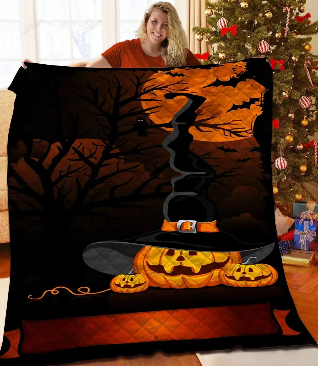 Halloween NT2309100CL Quilt Blanket and Home Decor