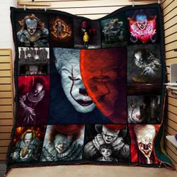 Halloween Pennywise Style Quilt and Home Decor