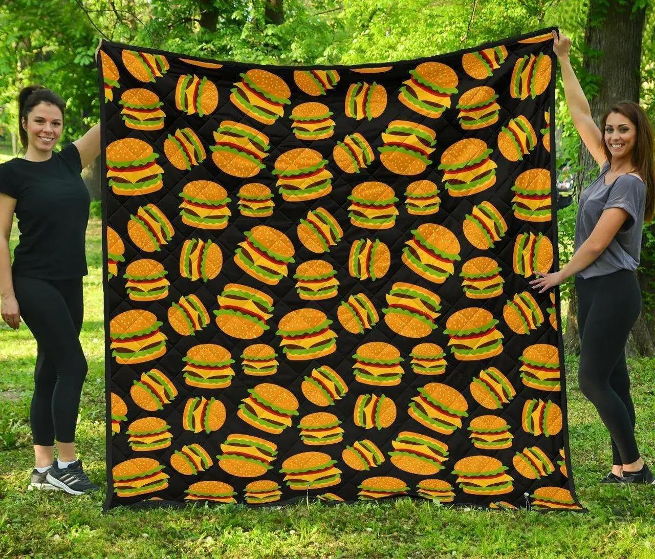 Hamburger Cl12100344Mdq Quilt Blanket and Home Decor