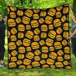 Hamburger Cl12100344Mdq Quilt Blanket and Home Decor