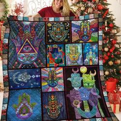 Hamsa NT2309127CL Quilt Blanket and Home Decor