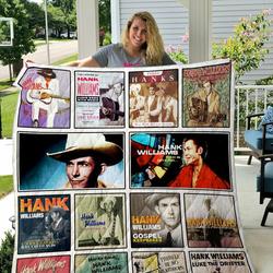 Hank Williams Quilt Blanket and Home Decor