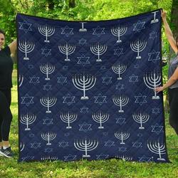 Hanukkah Cl12100352Mdq Quilt Blanket and Home Decor