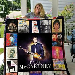 Happy 77Th Birthday Paul Mccartney Quilt Blanket and Home Decor