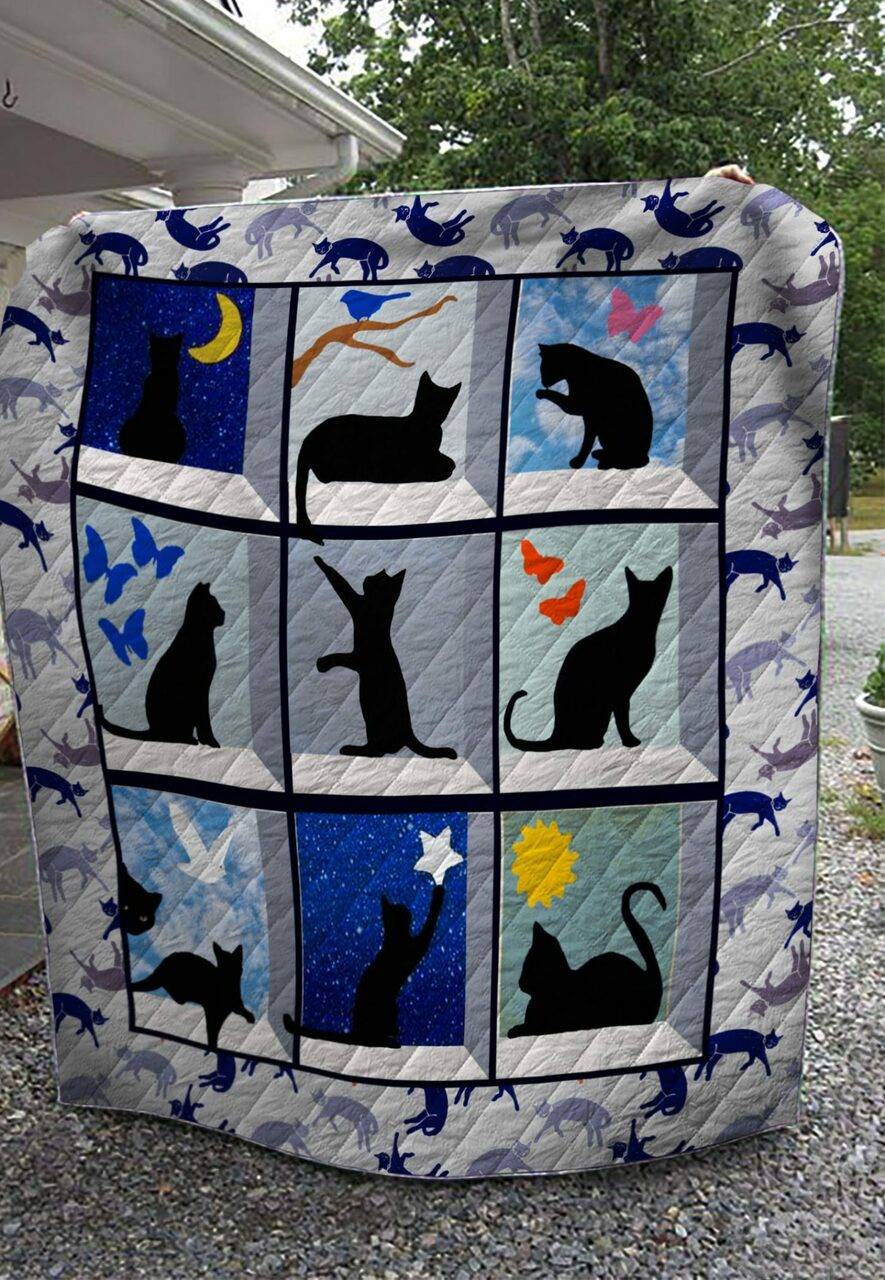 Happy Cat Quilt and Home Decor