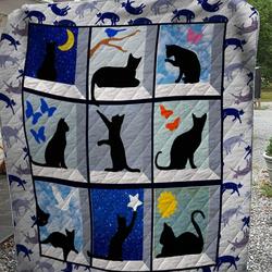 Happy Cat Quilt and Home Decor