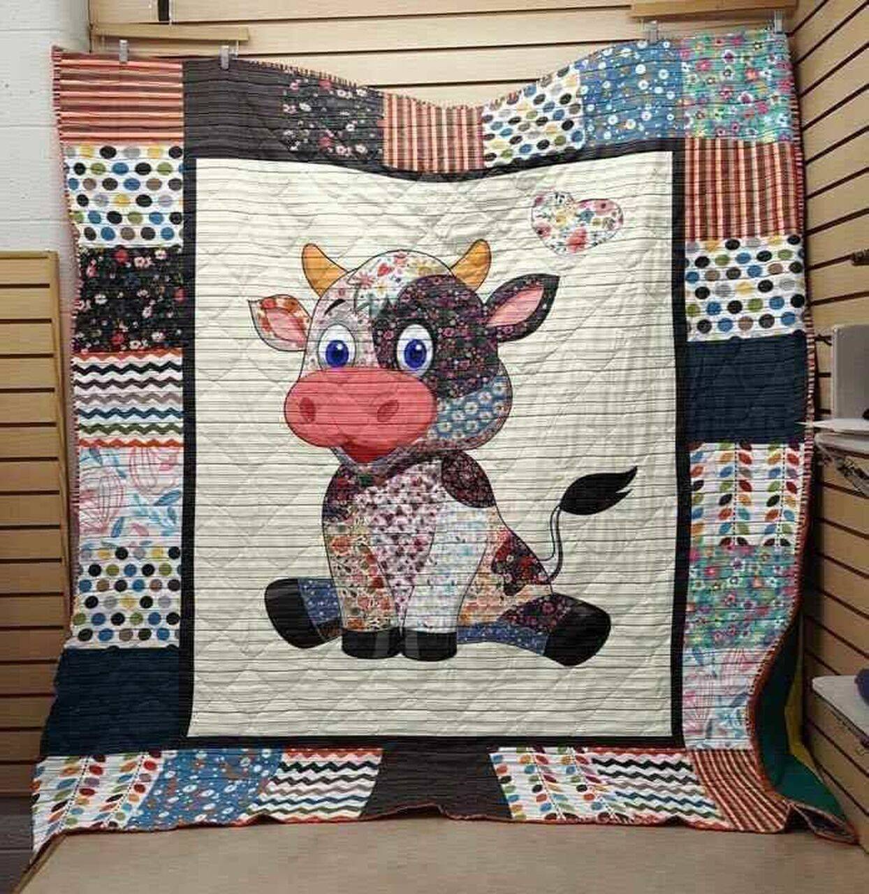 Happy Cow Blanket N2906 Quilt and Home Decor