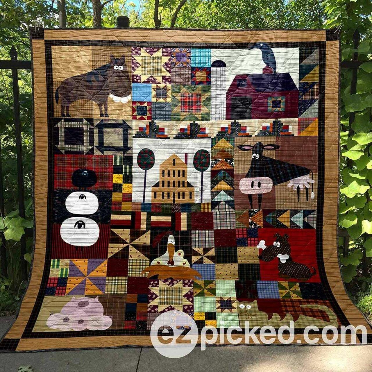 Happy Family Clt170628 Quilt Blanket and Home Decor