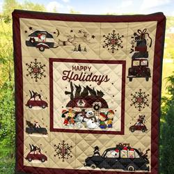 Happy Holiday Premium G Quilt So and Home Decor