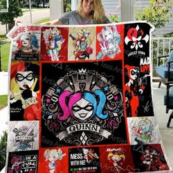 Harley Quinn Quilt Blanket M110638  Quilt and Home Decor