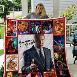 Harrison Ford Quilt Blanket 01 and Home Decor