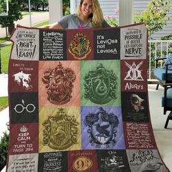 Harry Potter Quilt Blanket For Fans Ver 12 and Home Decor