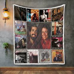 Harvest Album Covers Quilt Blanket and Home Decor
