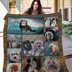 Havanese 10 Blanket TH10072019 Quilt and Home Decor