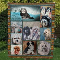 Havanese 10 Tlq0032 Quilt  Quilt and Home Decor